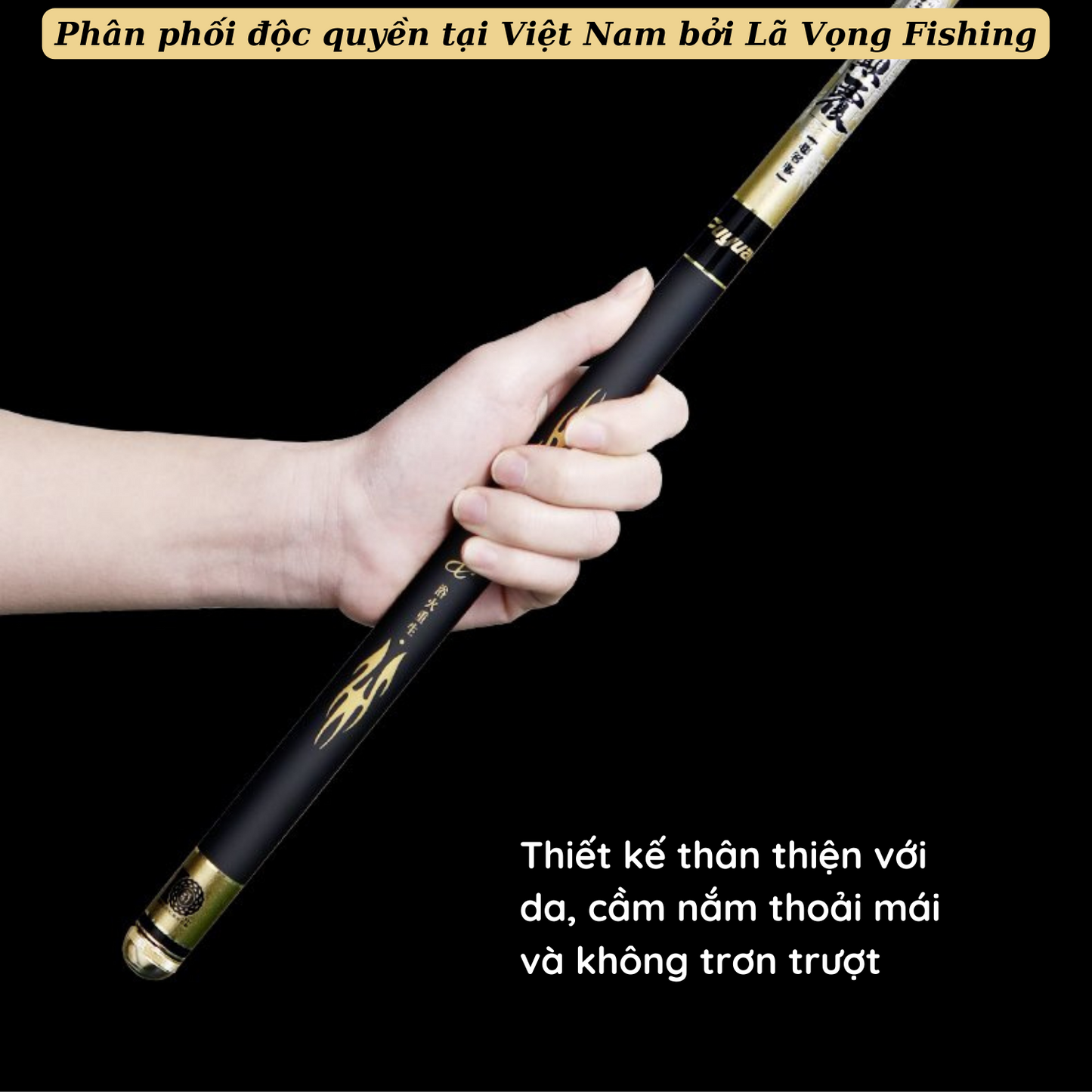 Cần câu FuYuan Điên Phúc Lý Ngư Siêu Nhẹ 4H, Cần câu đài bản hỗn hợp siêu nhẹ hàng chính hãng