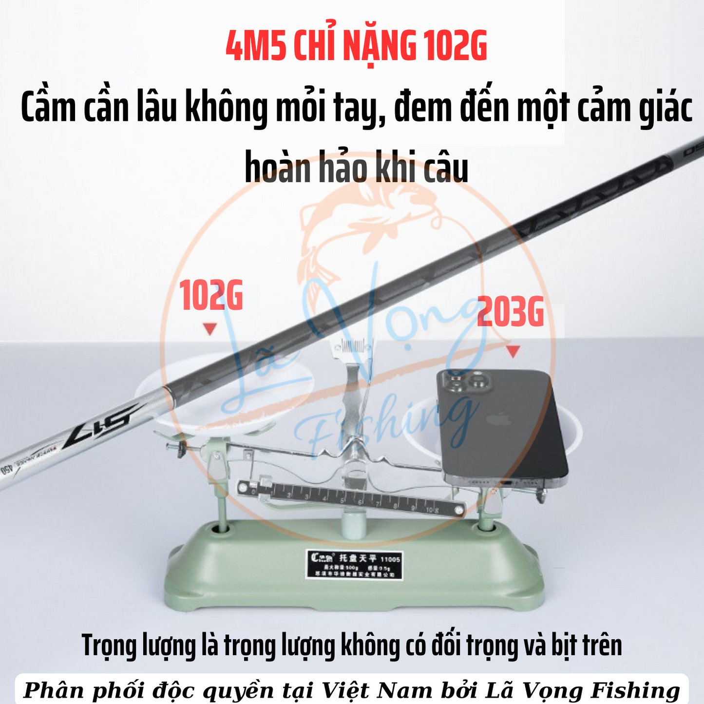 Cần Câu Fuyuan Tổng Hợp 517, Cần Câu Đơn Đài Hàng Chính Hãng