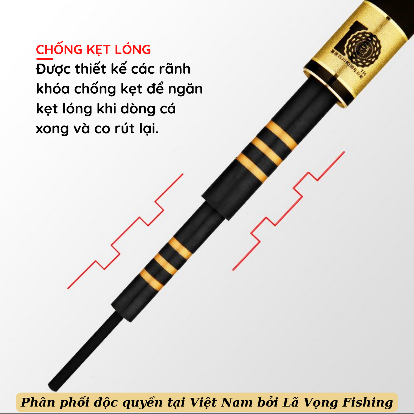 Cần câu FuYuan Điên Phúc Lý Ngư Siêu Nhẹ 4H, Cần câu đài bản hỗn hợp siêu nhẹ hàng chính hãng