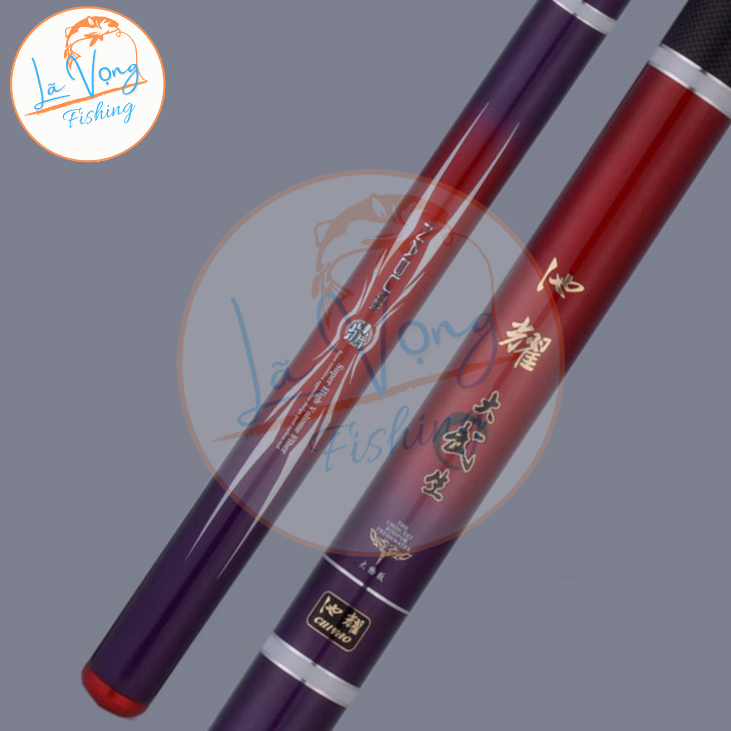 Cán vợt săn hàng CY dài 3m, Cán vợt vớt cá câu đơn, câu đài,câu lục