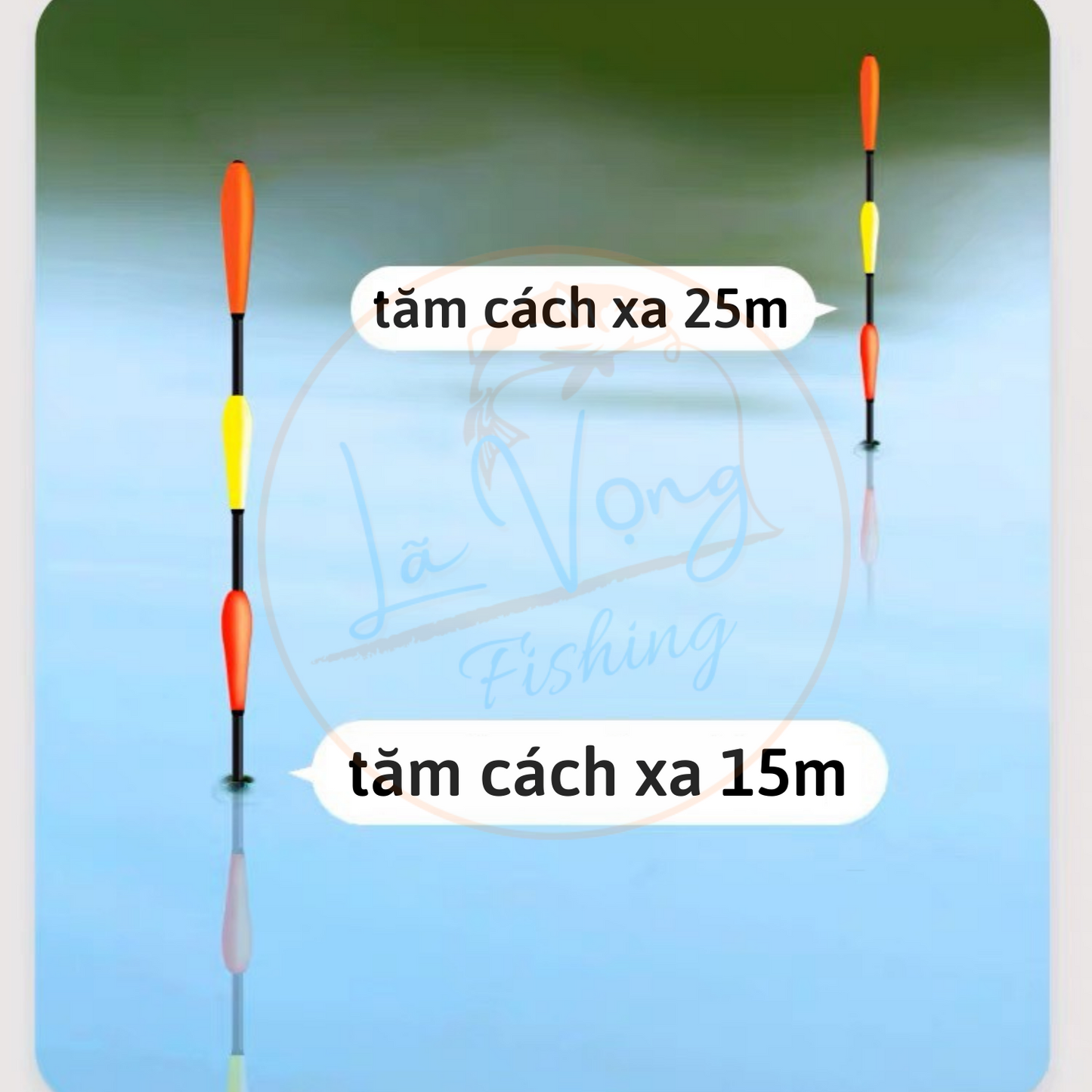 Phao đổi màu Ngày - Đêm Tiểu Phượng Tiên, Phao cao cấp chuyên đánh nước sâu