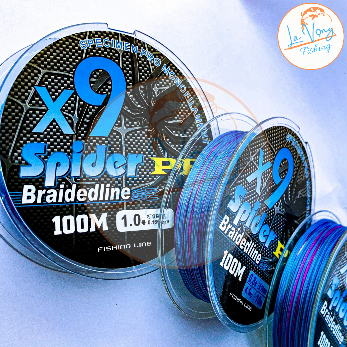 Dù PE X9 Spider Chuyên câu Lục, câu Đài , câu Lure