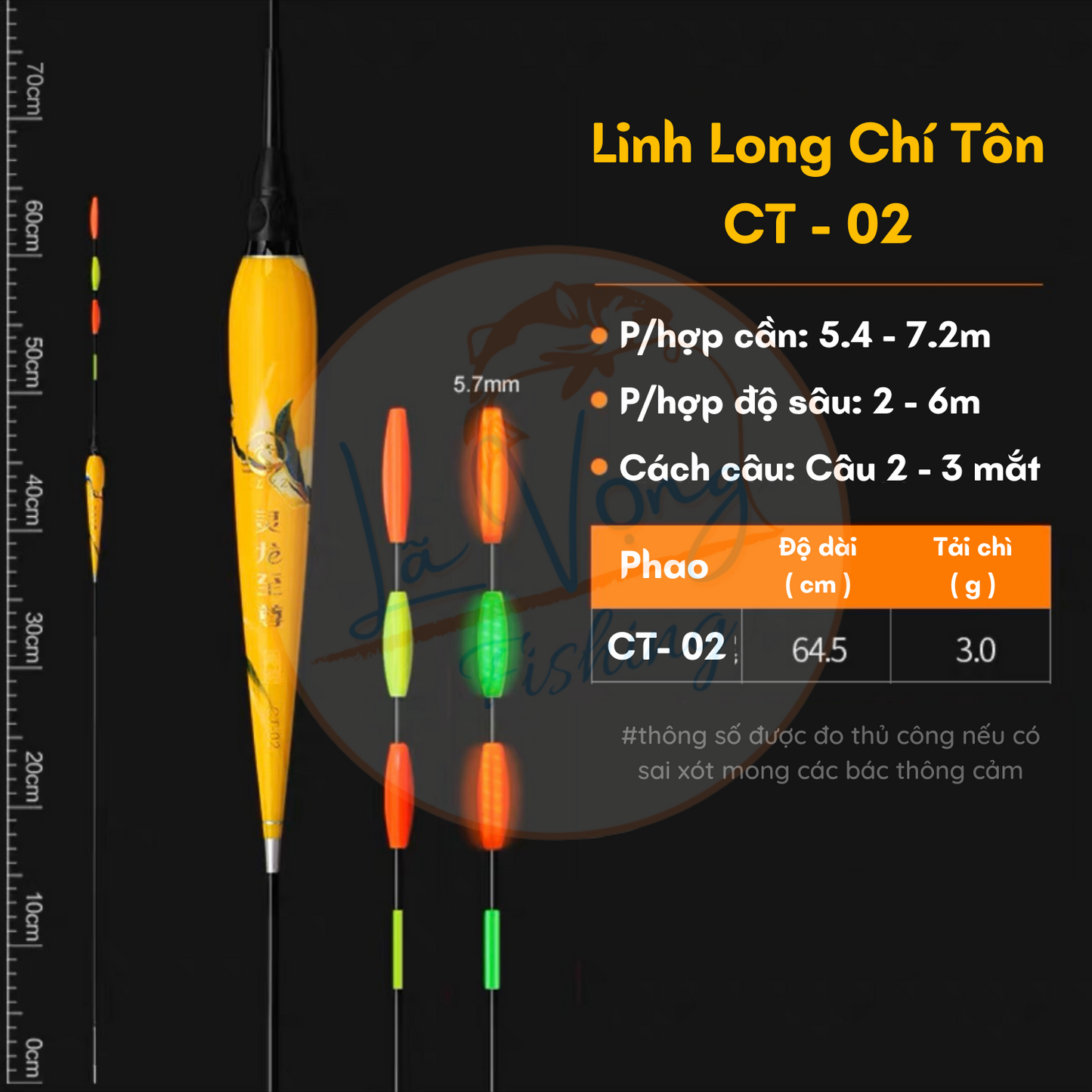 Phao Hố Đấu Ngày Đêm Tự Cân Linh Long Chí Tôn, Phao câu đài săn hàng