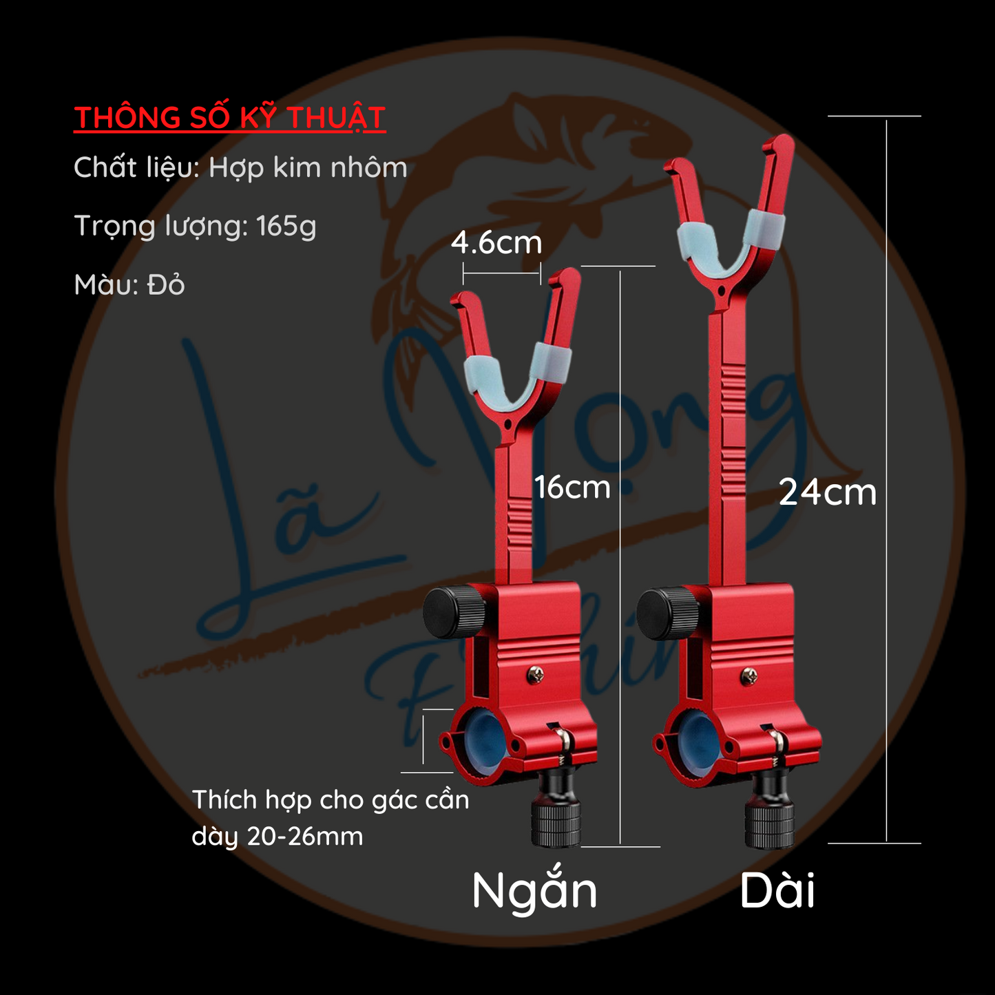 Gác Hố Đấu Săn Hàng CY 3m và 3m7, Gác Cần Câu Đài