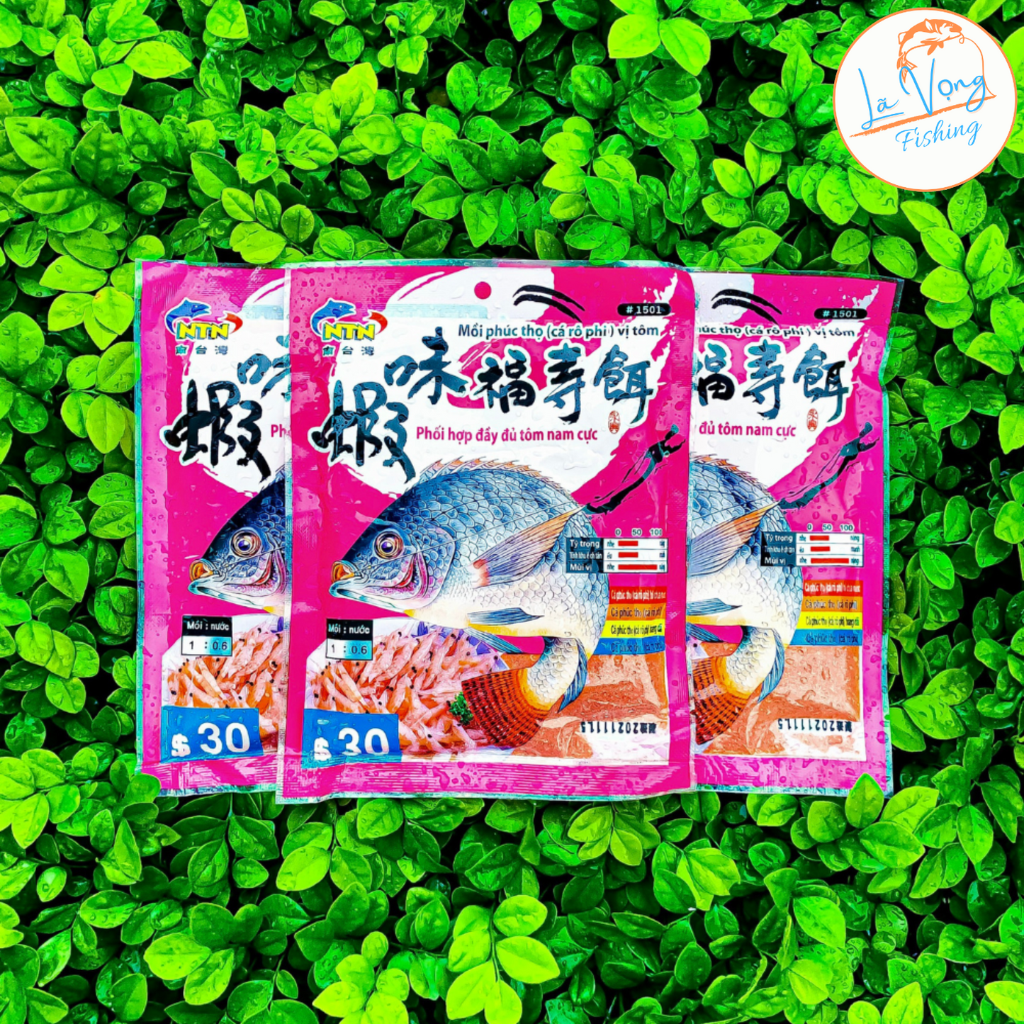 Mồi Chuyên Rô Phi NTN: Rô Phi Tôm, Rô Phi Gan, Tôm Trắng