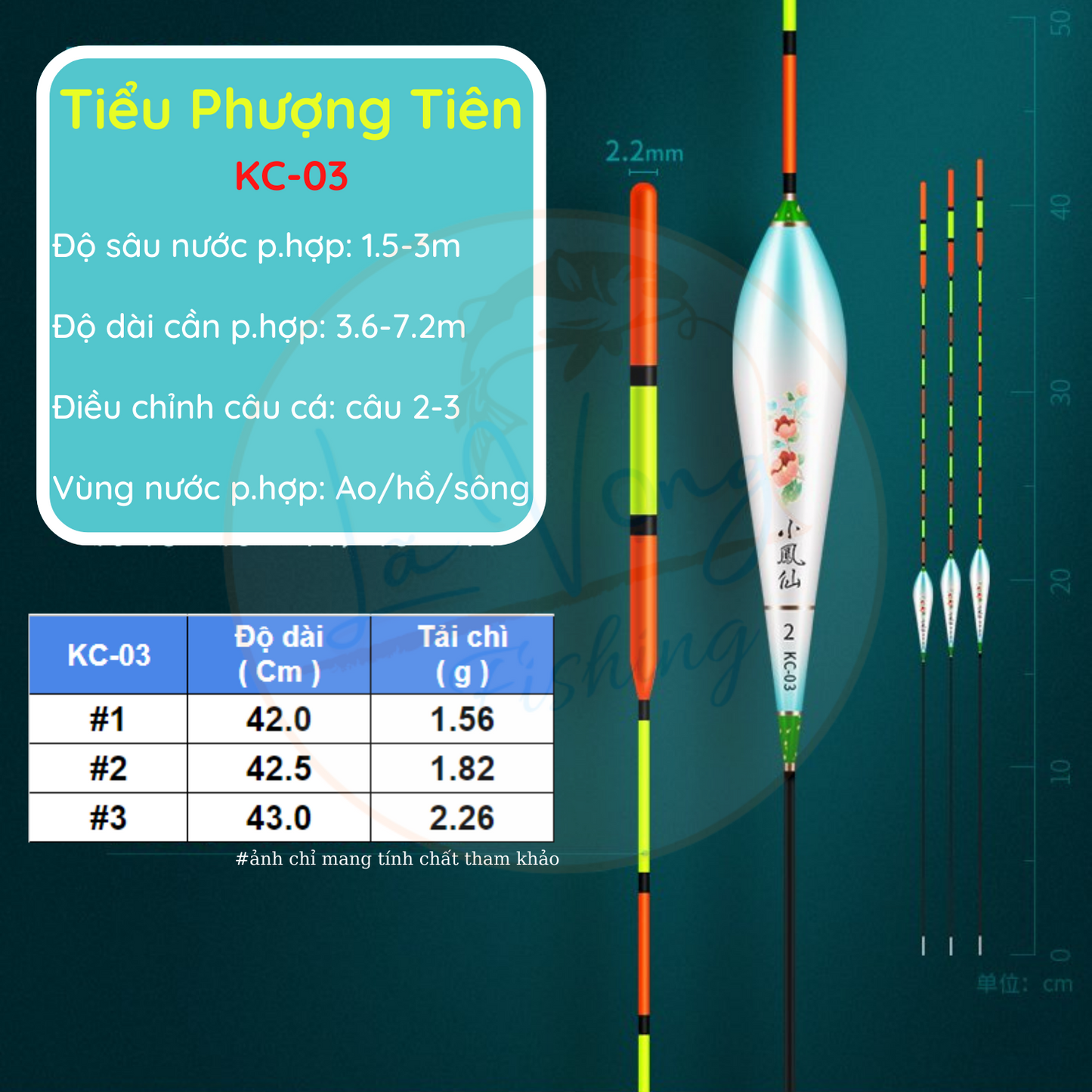 Phao Nano Tiểu Phượng Tiên - Mã KC, Phao câu đài