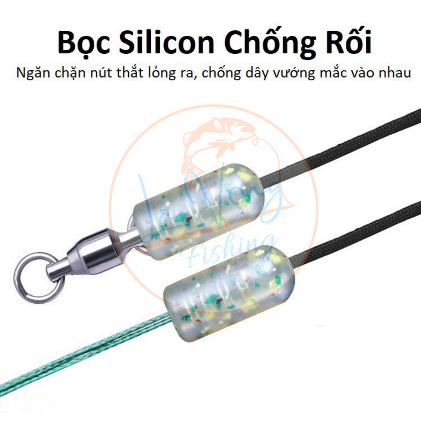 Trục Câu Đài Buộc Sẵn Nylon Cao Cấp Long Vương, Trục Săn Hàng Chuyên Câu Cá Lớn Bọc Silicon Siêu Bền