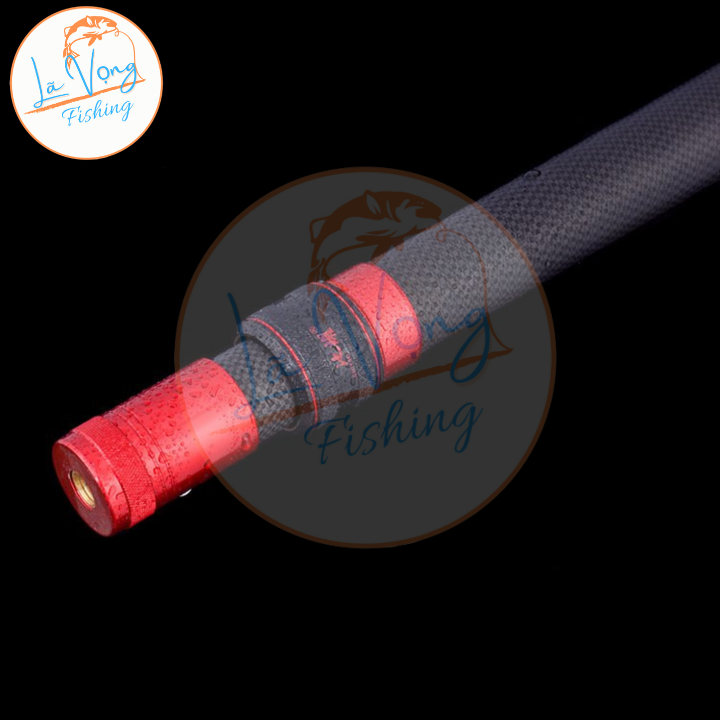Cán vợt săn hàng CY dài 3m, Cán vợt vớt cá câu đơn, câu đài,câu lục