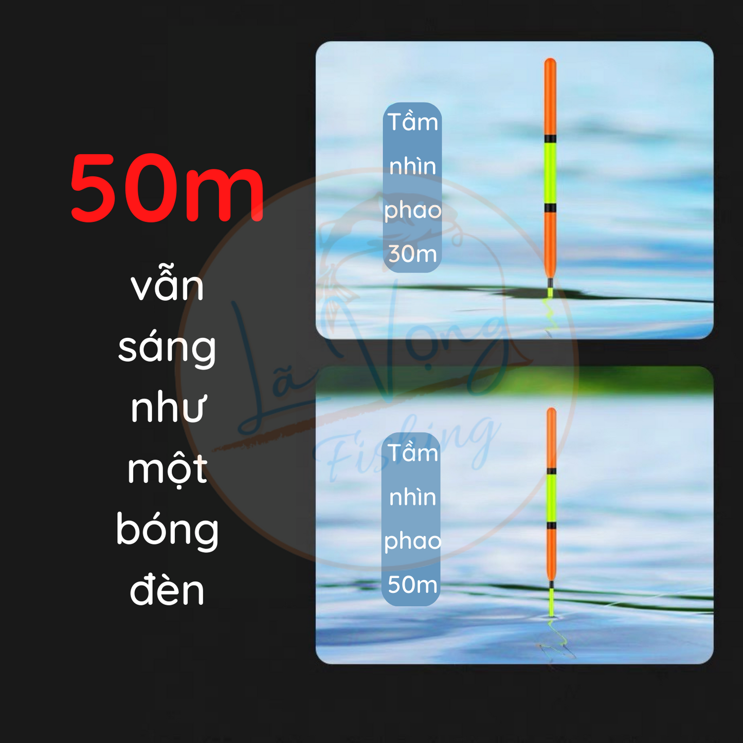 Phao Săn Hàng Câu Đài Nano Tiểu Phượng Tiên RF - Lã Vọng Fishing