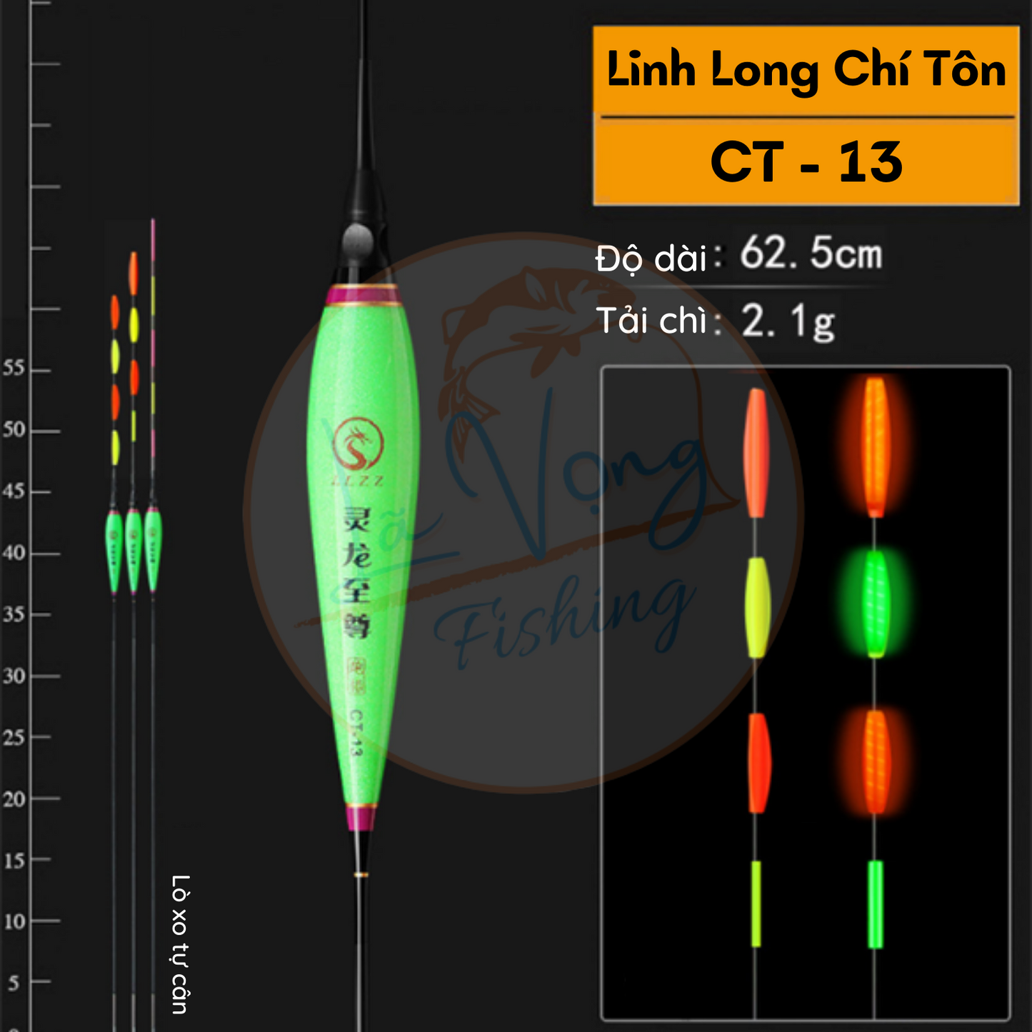 Phao Hố Đấu Ngày Đêm Tự Cân Linh Long Chí Tôn, Phao câu đài săn hàng