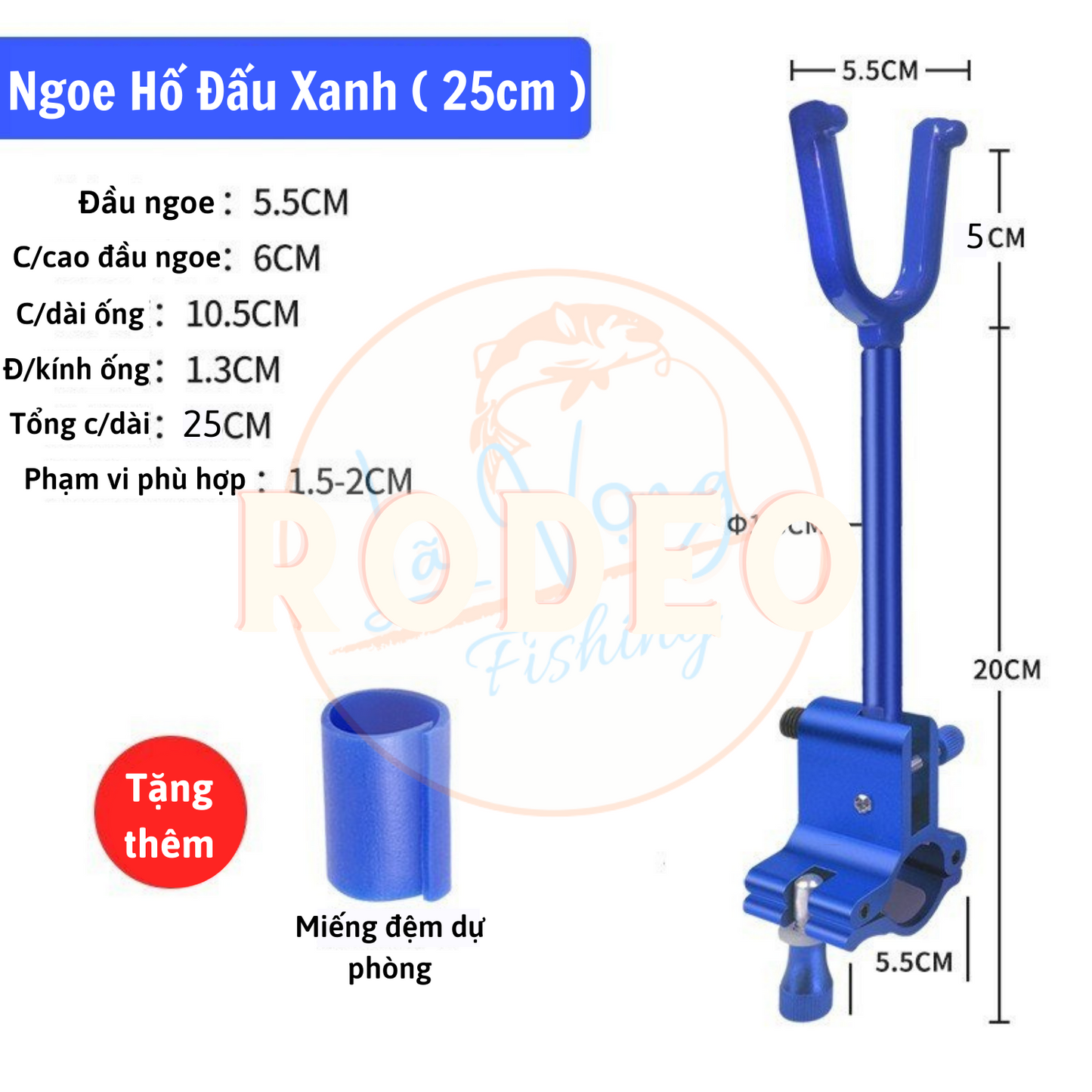 [ Loại Đẹp ] Ngoe Phụ gác cần đánh hố đấu gấp gọn, ngoe gác hố đấu bọc cao su cao cấp.