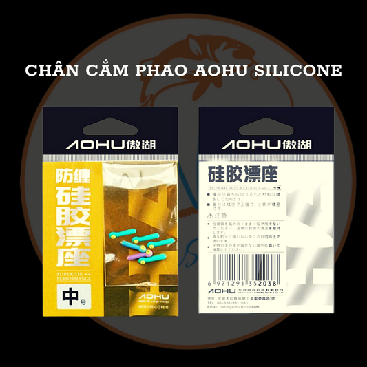 Chân Cắm Phao Silicon AOHU Cao Cấp Xanh Đục - Lã Vọng FIshing