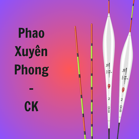 Phao lông công Ngày, phao câu đơn đài Xuyên Phong, Phao câu cá cao cấp