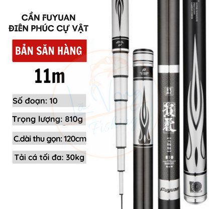 Cần câu FuYuan Điên Phúc Cự Vật 15H , Cần câu đài săn hàng bạo lực