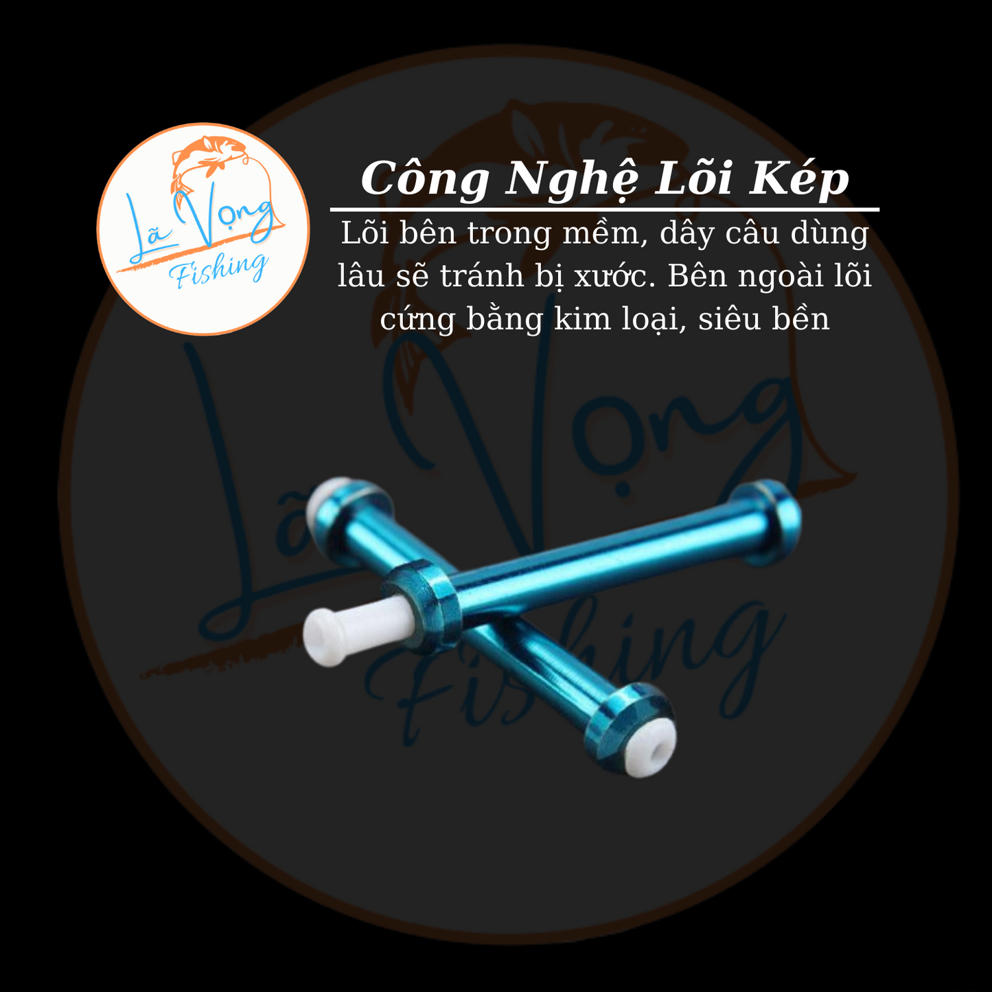 Thanh Cuốn Chì Lõi Kép Săn Hàng AOHU - Lã Vọng Fishing