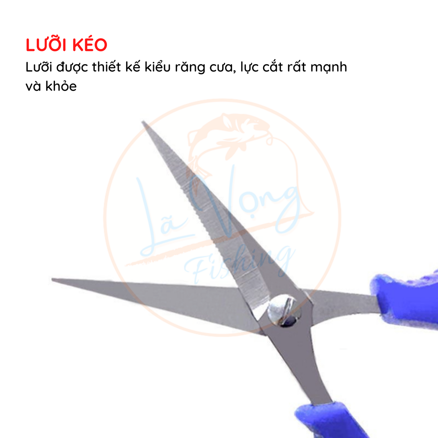 Combo Kéo + gỡ cá chuyên dụng LINHUE, phụ kiện câu đài, kéo dùng cho câu cá