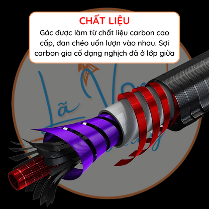 Gác cần tốc độ CY-12 , dùng trong câu đài và câu thi đấu.