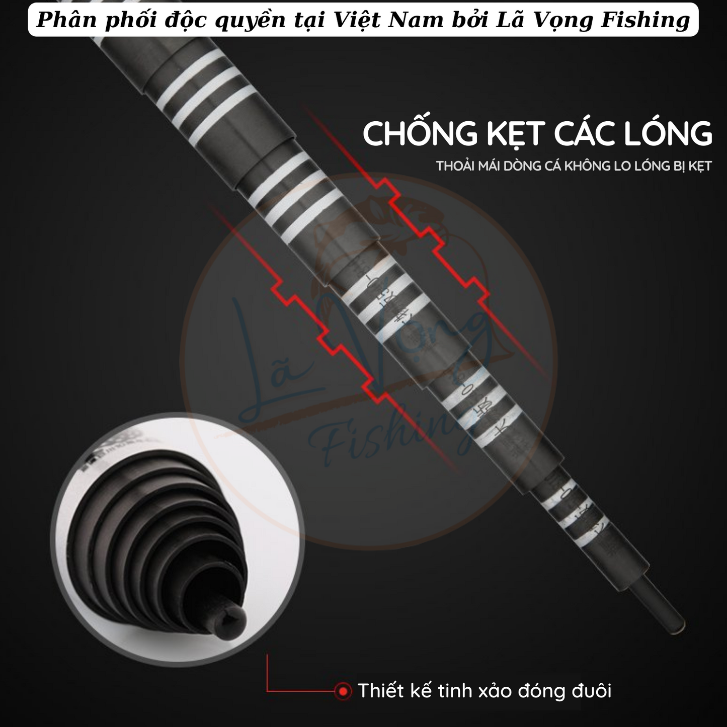 Cần câu FuYuan Điên Phúc Cự Vật 15H , Cần câu đài săn hàng bạo lực