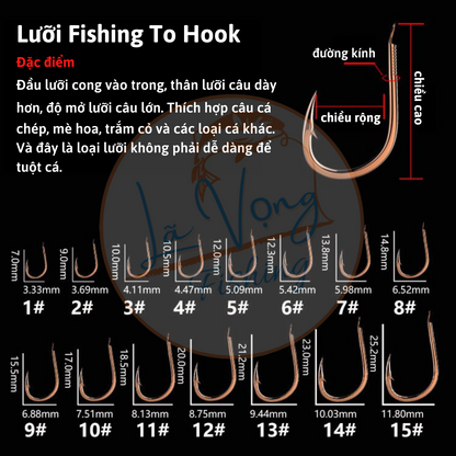 Lưỡi Câu Chép Có Ngạnh Fishing To Hook - Lã Vọng Fishing