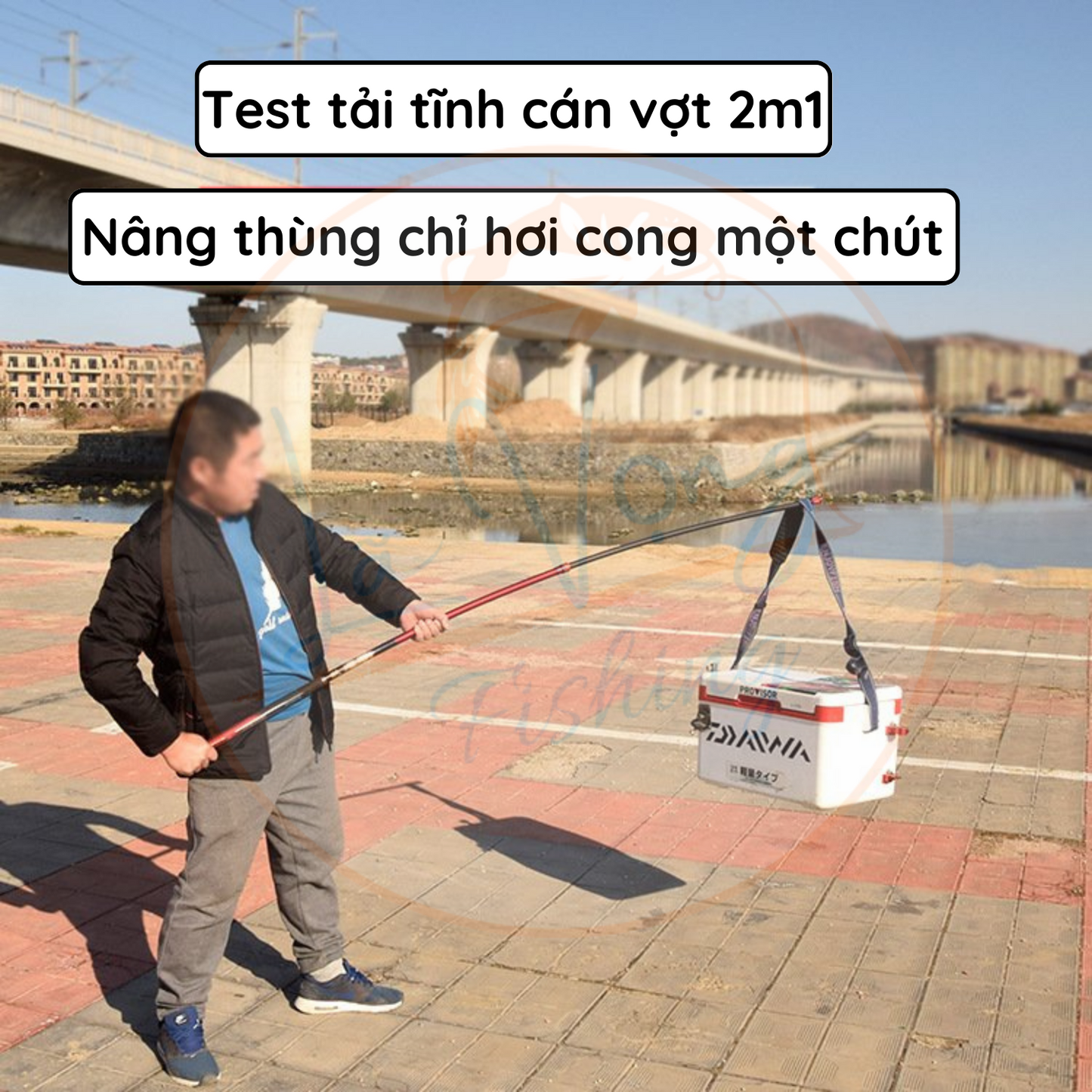 Cán vợt câu cá CHIYAO 2m1 - 2m8, cán vợt siêu cứng hàng chính hãng